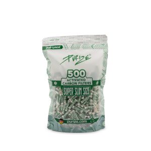 PURIZE 500 Super Slim Size White φίλτρα ενεργού άνθρακα