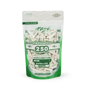PURIZE 250 XTRA Slim Size White φίλτρα ενεργού άνθρακα