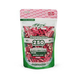 PURIZE 250 XTRA Slim Size Pink φίλτρα ενεργού άνθρακα