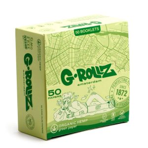 G-Rollz Organic Hemp Green King Size – Box 50