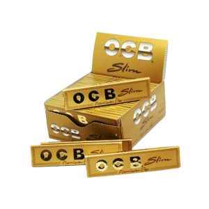 OCB Premium Gold King Size Slim – Box 50